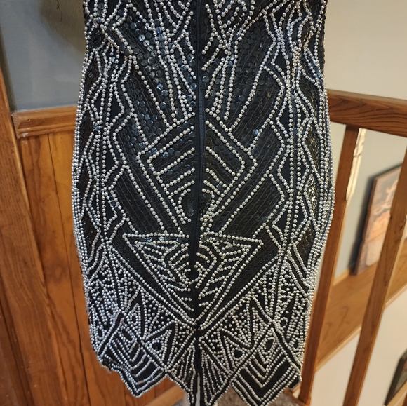 🎈Beautiful Vintage Swello dress heavily beaded size P(4-6) - Picture 4 of 6